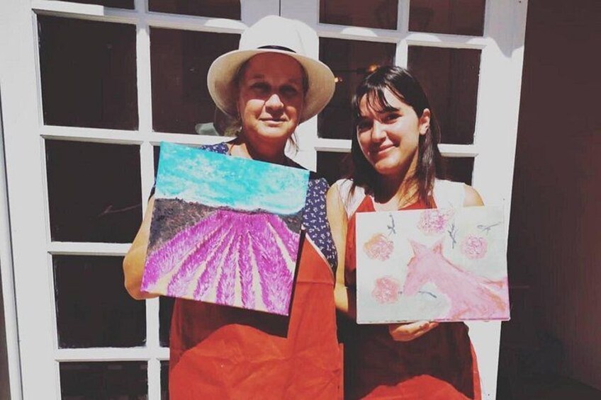 2 hours Painting Class with Local Artist in Private Studio 5