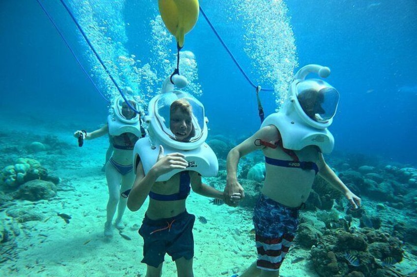 Explore Curacao's Underwater World with Helmet Diving - No Swimming Required, Just Walk and Breathe! 3