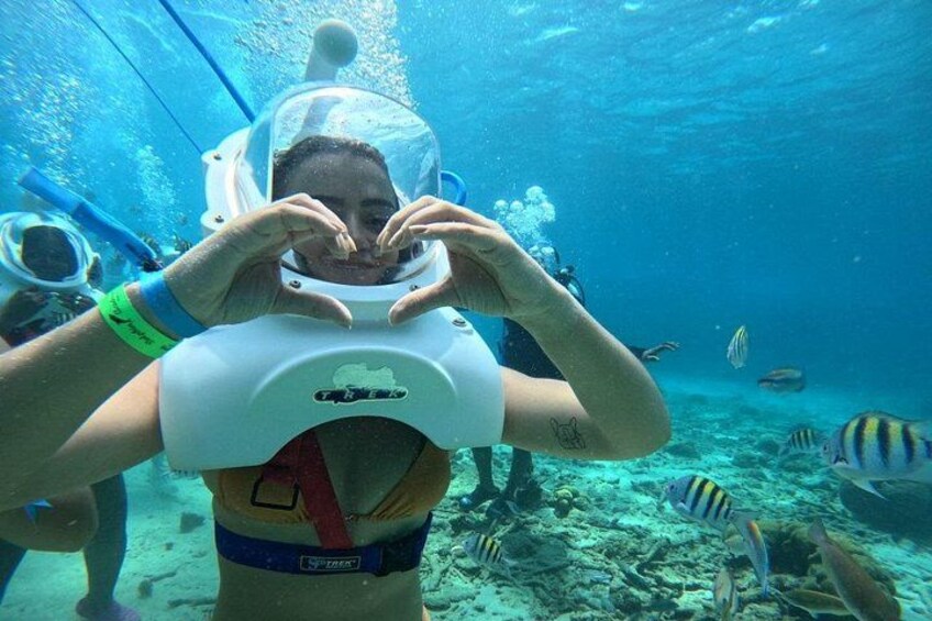 Sea TREK Curaçao: Underwater Helmet Walk, No Swimming Required 2