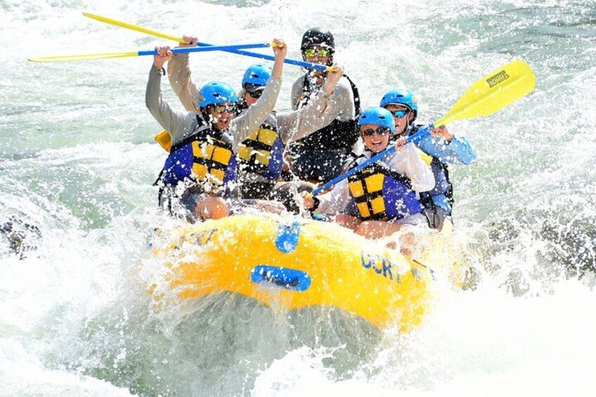 Class III whitewater excitement on the Truckee River.
Photo of Jaws rapid on the Boca- Floriston run. 5