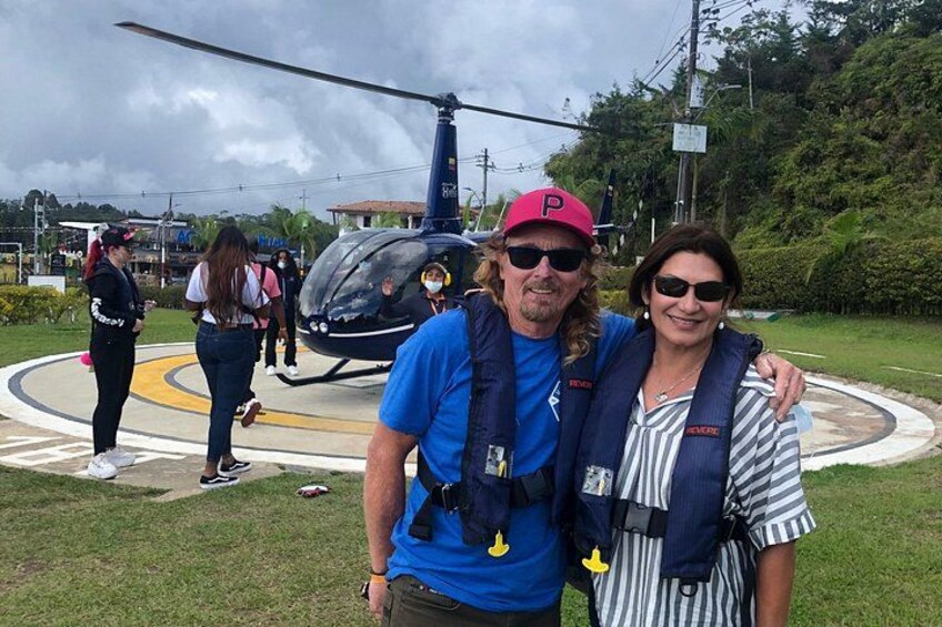 The best private tour to Guatapé and Helicopter ride + Guatapé's rock +Boat ride 2