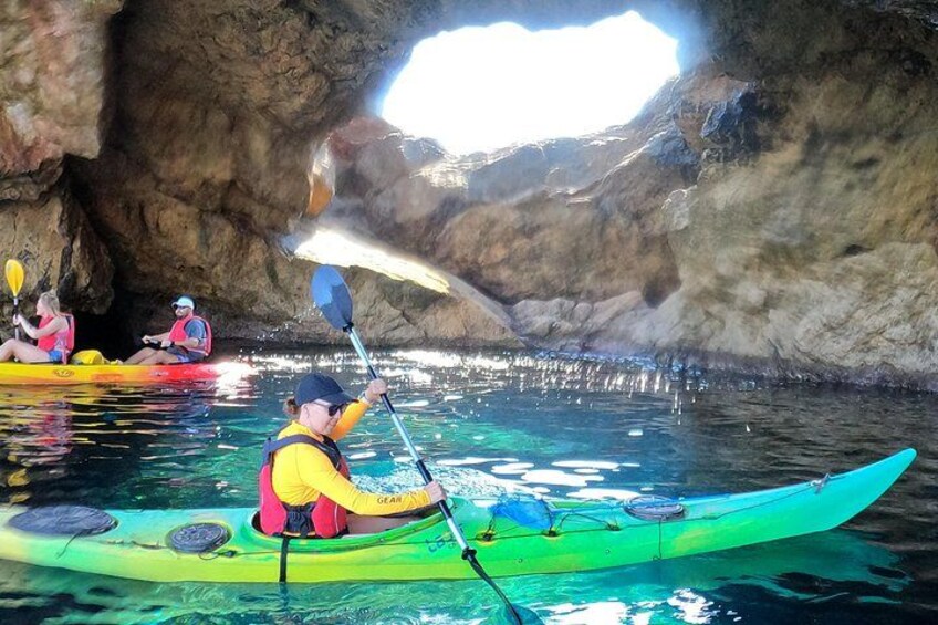 if lucky we might visit the geological blow hole of Mykonos 1