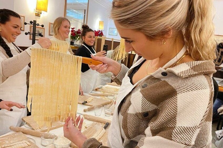 Perfectly made tagliatelle 1