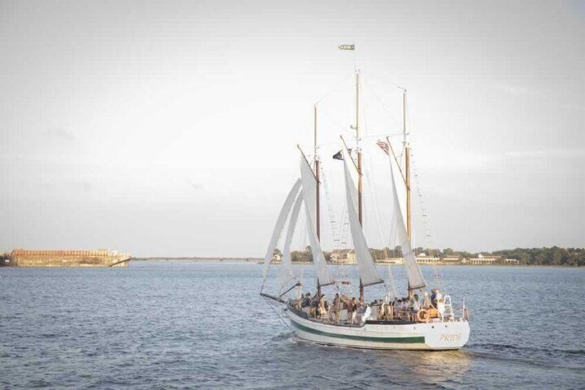 Afternoon Schooner Sightseeing Dolphin Cruise on Charleston Harbor