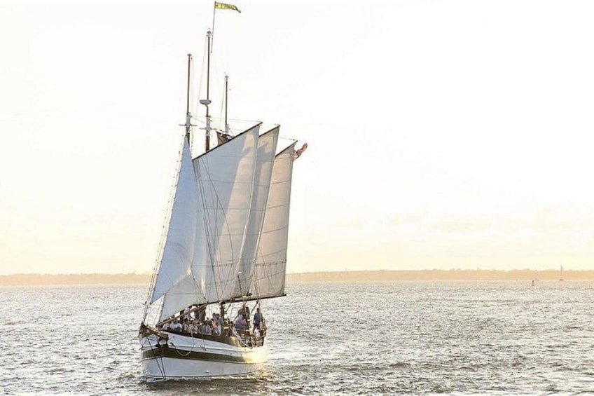 Afternoon Schooner Sightseeing Dolphin Cruise on Charleston Harbor 2