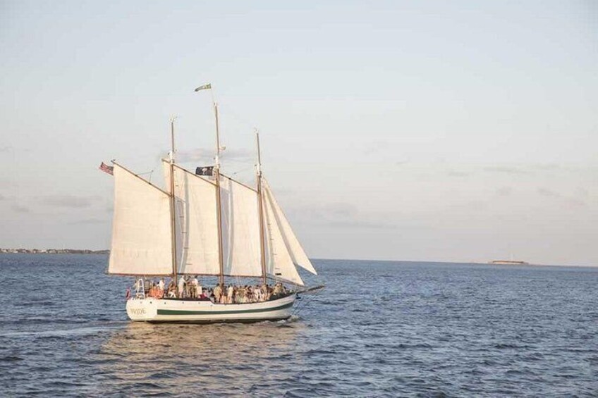 Afternoon Schooner Sightseeing Dolphin Cruise on Charleston Harbor 2