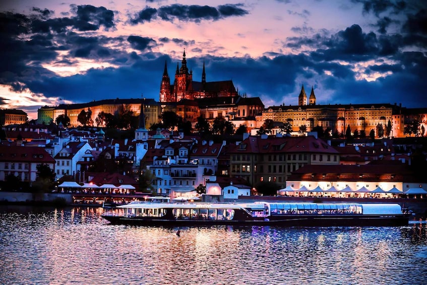 Prague: Vltava River Night Cruise with Buffet 1