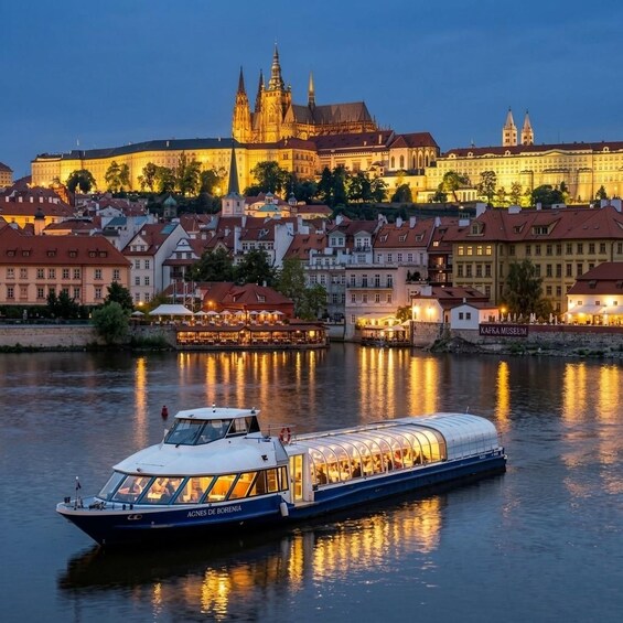 Picture 22 for Activity Prague: Vltava River Night Cruise with Buffet 2