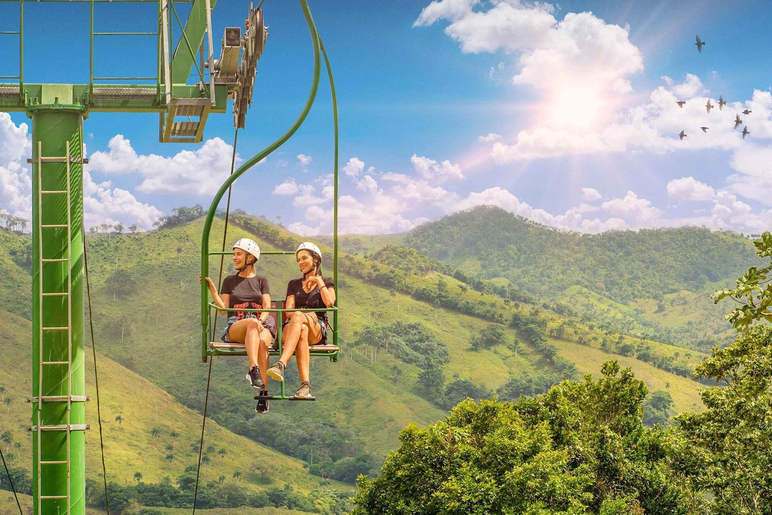 Punta Cana: Zipline, Chairlift, Buggy & Horse Ride Adventure