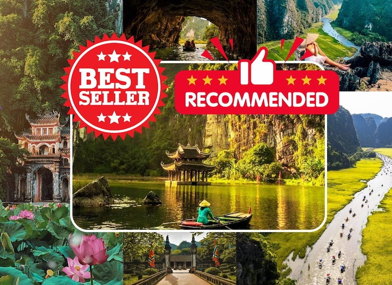 Hanoi: Ninh Binh Hoa Lu/Bai Dinh, Tam Coc/Trang An, Mua Cave 1