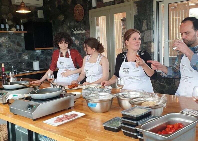 Santorini: Cooking Class with Wine Tasting & Beach Cocktails 1