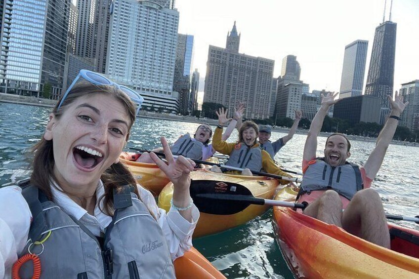 Chicago's Lake Michigan Downtown Kayak Rental at Ohio Street Beach 2