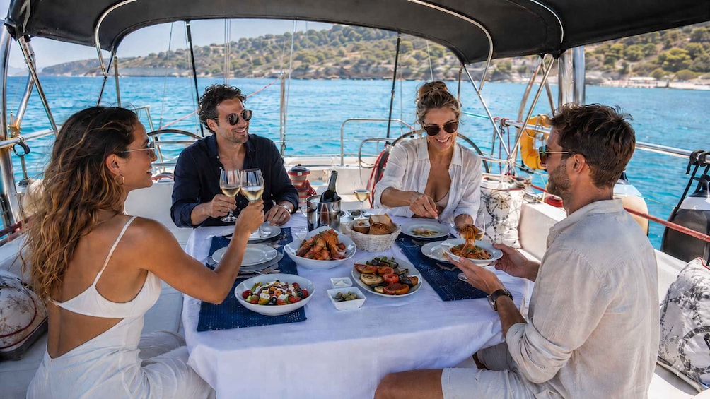 Picture 4 for Activity Athens Riviera Private Sailing Cruise with Meal & Drinks 4
