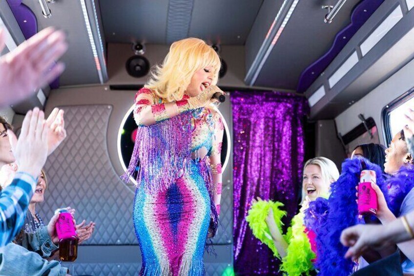 Nashville Party Bus Tour with Drag Queen Hosts & Performances