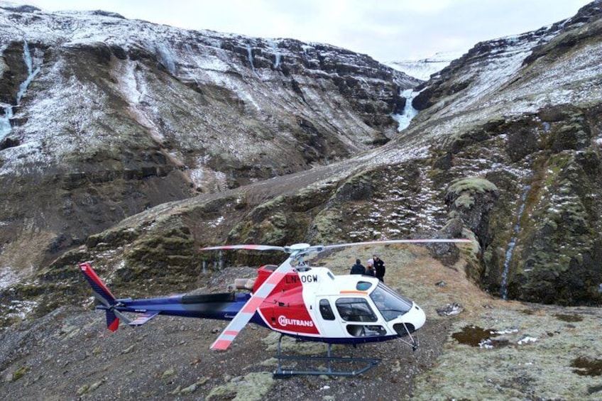 Fire and Ice Helicopter Tour Glacier and Hengill Geothermal Area 2