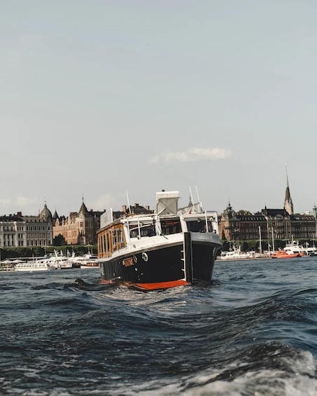 Stockholm: Live Guided City Sightseeing Open Boat Tour 1