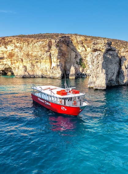 Picture 3 for Activity Malta: Blue Lagoon, Comino, Gozo & Caves Boat Cruise 3