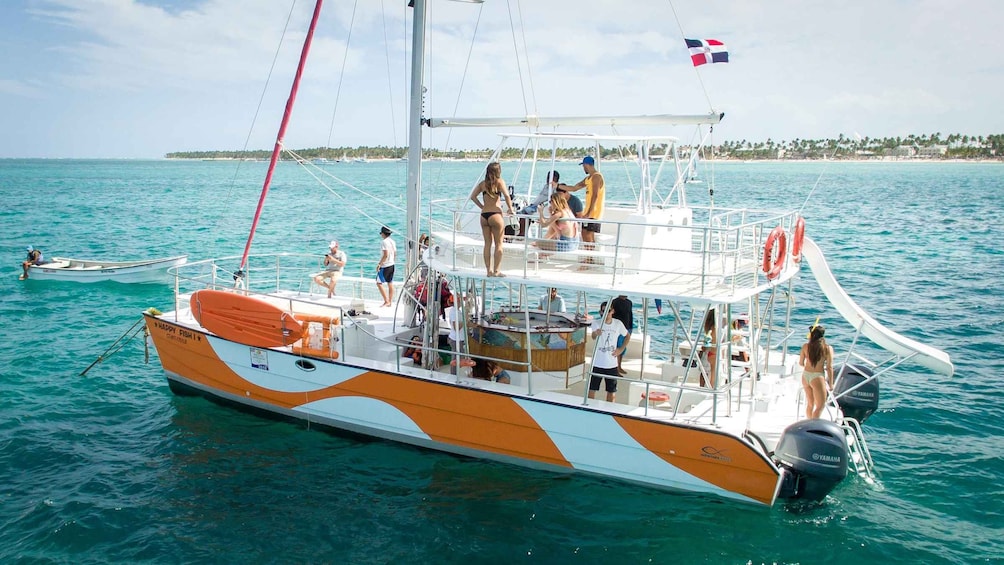 Picture 9 for Activity Punta Cana: Catamaran Tour with Food, Drinks, and Snorkeling 5