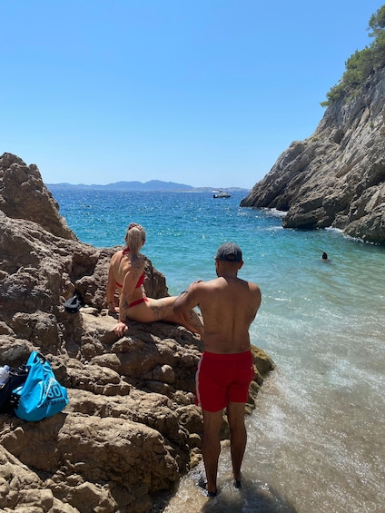 Picture 9 for Activity Marseille: Côte Bleue Calanques Half-Day Kayak Tour 4