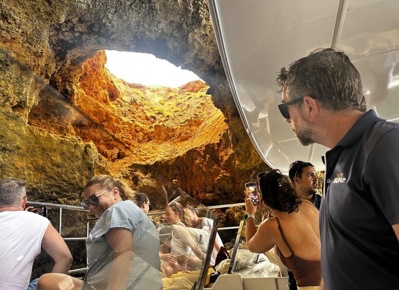 Picture 13 for Activity Portimão: Benagil Caves & Golden Coast Eco Catamaran Tour 4