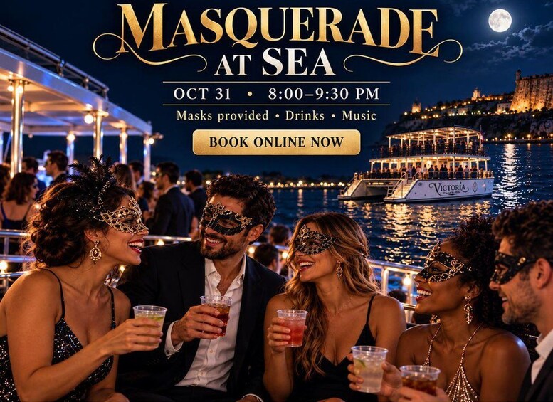 Picture 1 for Activity San Juan: Old San Juan Sunset Cruise with Drinks & Transfer 3