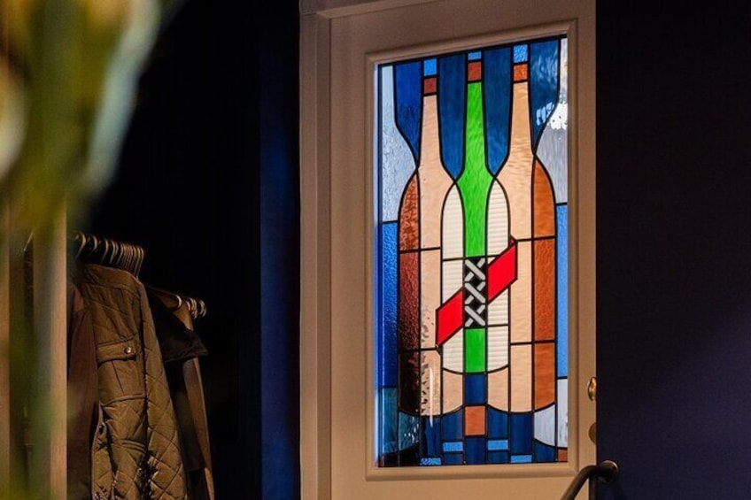 Stained Glass Window - Amsterdam Wine Tasting 1