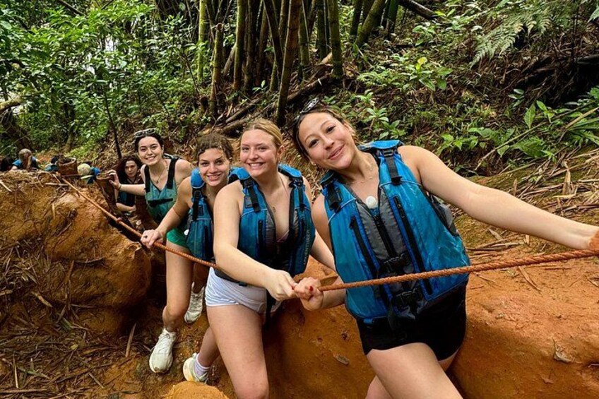 El Yunque Rainforest Waterslides, Waterfalls and Rope Swing 3