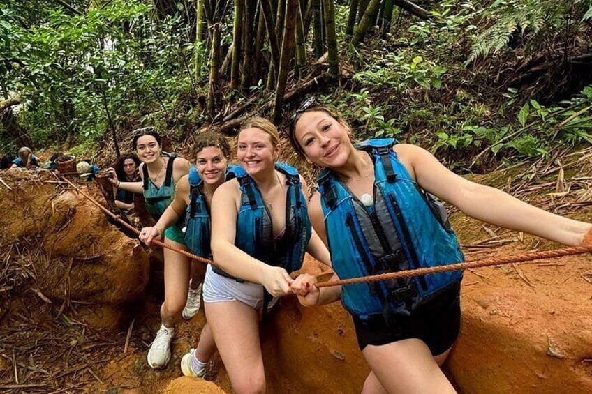El Yunque Rainforest Waterslides, Waterfalls and Rope Swing 3