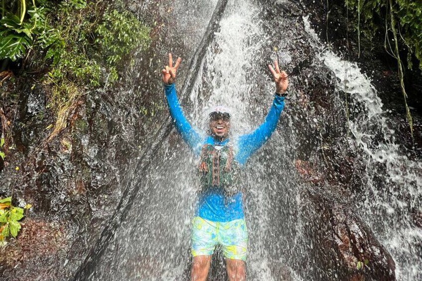 El Yunque Rainforest Waterslides, Waterfalls and Rope Swing 3