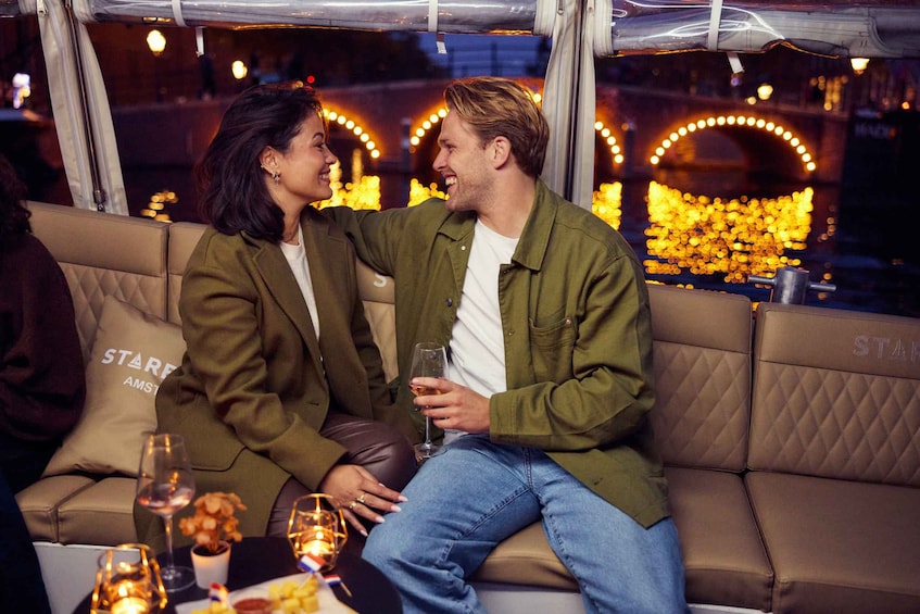 Picture 19 for Activity Amsterdam: Modern Canal Cruise with Local Guide, Bar & Bites 5