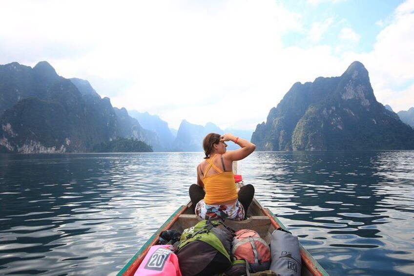 Enjoy sighting sceneries of the lake on the boat 2