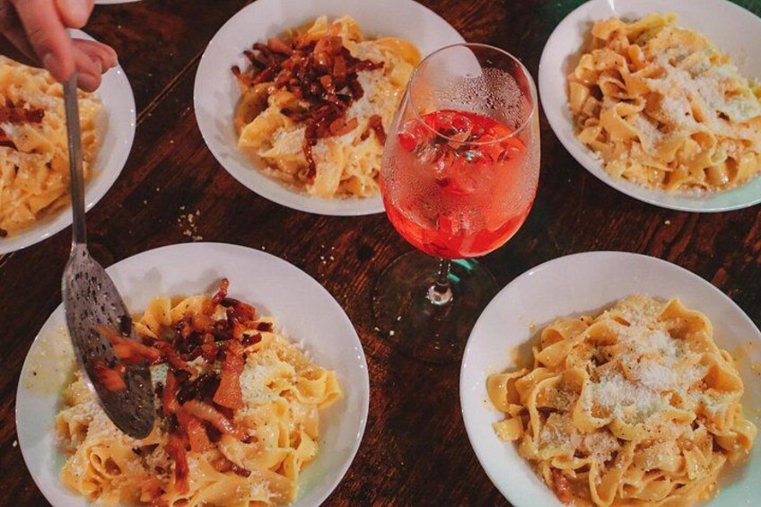 Delicious carbonara and Spritz 5