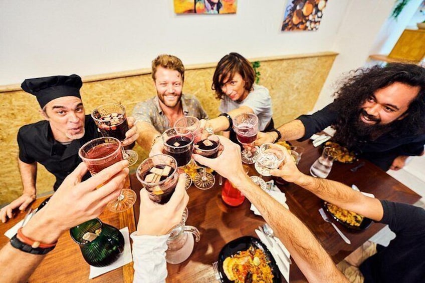 Then sit down and relax with your new friends and family as you enjoy the meal that you helped create! All this and much more is available in this 3 hour action packed culinary experience! 2