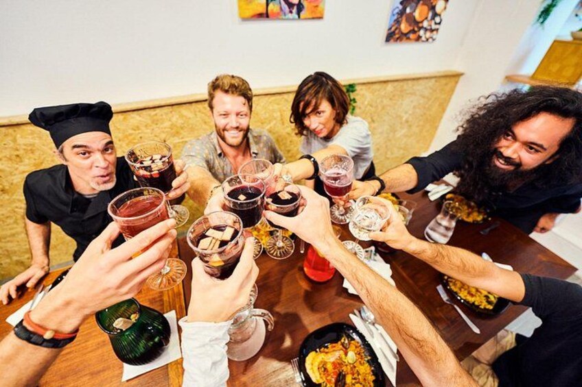 Then sit down and relax with your new friends and family as you enjoy the meal that you helped create! All this and much more is available in this 3 hour action packed culinary experience! 2