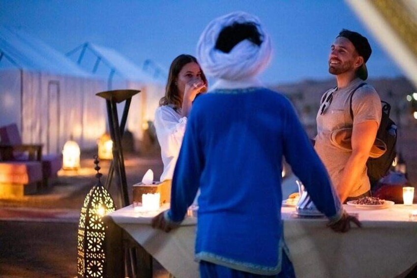 Camel trek with 1 night in a luxury desert camp with dinner 3