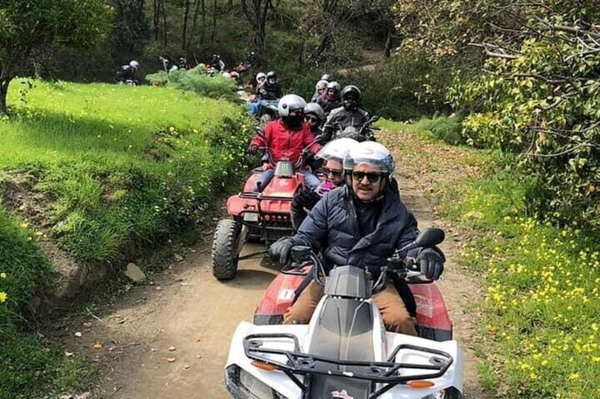 Alcantara Gorges Quad Tour 70% off road - 1 HOUR 4