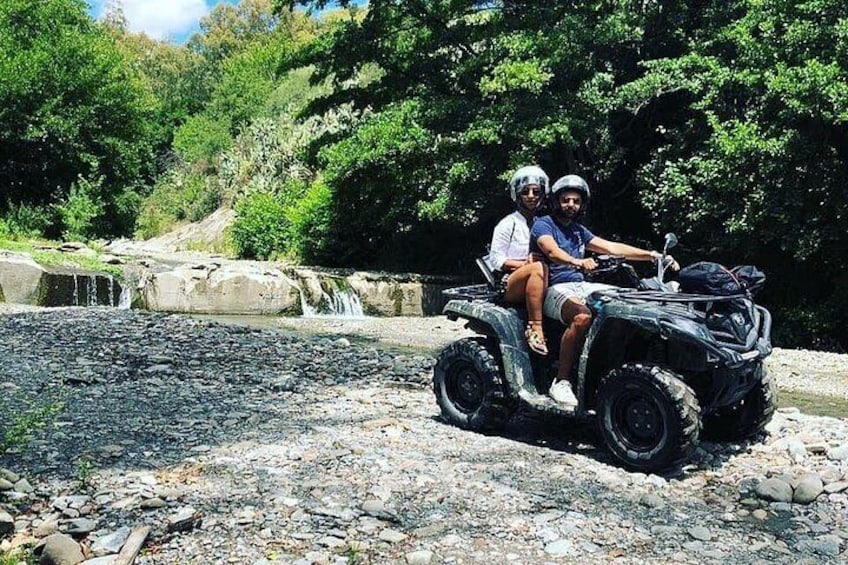 Alcantara Gorges Quad Tour 70% off road - 1 HOUR 2