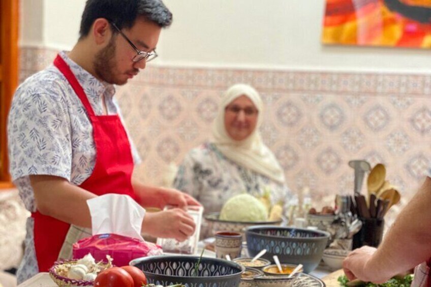 Cooking Class at parents place 1