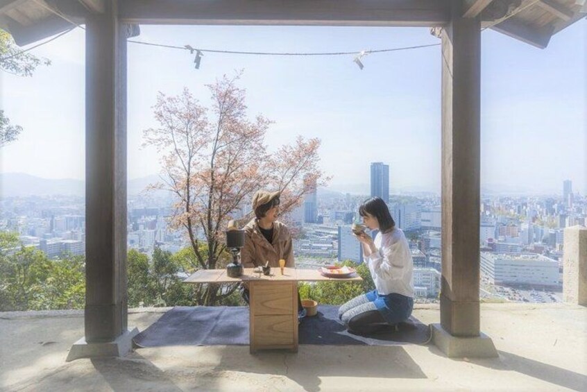 Hiroshima Local guided Hiking Tour&Open-air Tea Ceremony 1