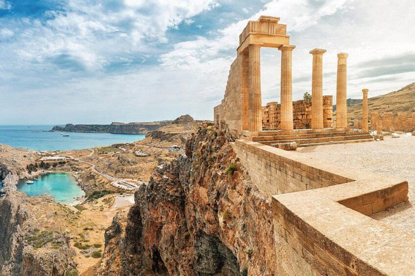 The Lindos Acropolis archaeological site! 2