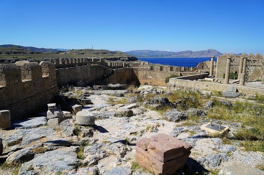 Combined cultural & natural beauty at Lindos Acropolis. 2