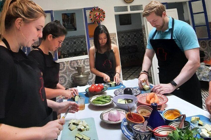Moroccan Cooking Class in Marrakech & Food Market by Chef Khmisa 2