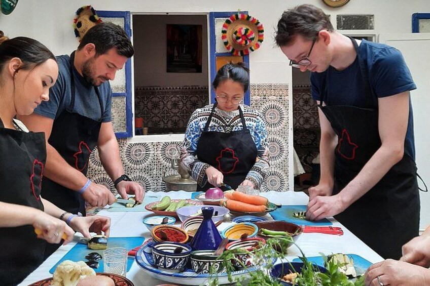Moroccan Cooking Class in Marrakech & Food Market by Chef Khmisa 3