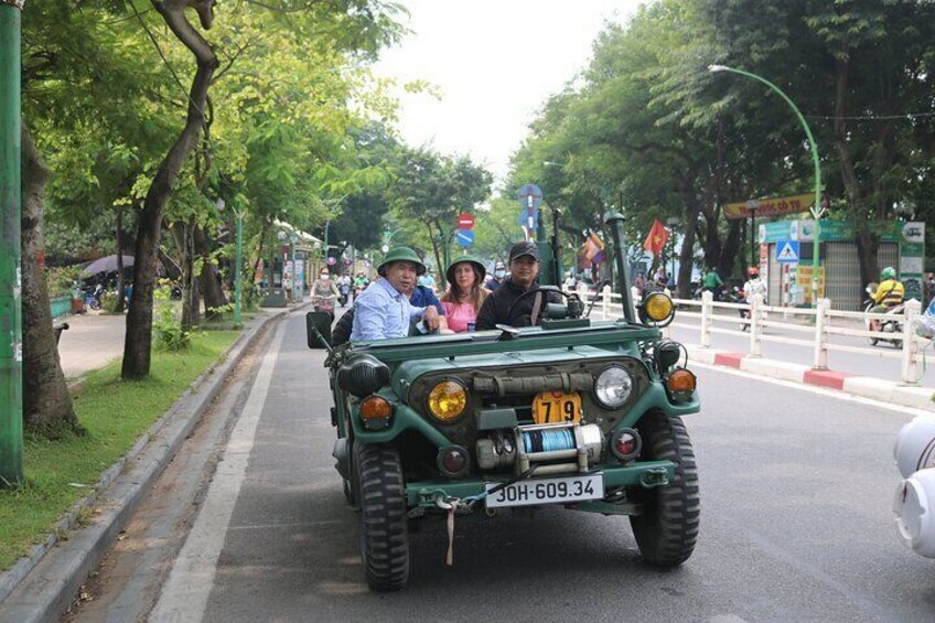  4 Hours and 30 Minutes Historical Hanoi Army Jeep Tour