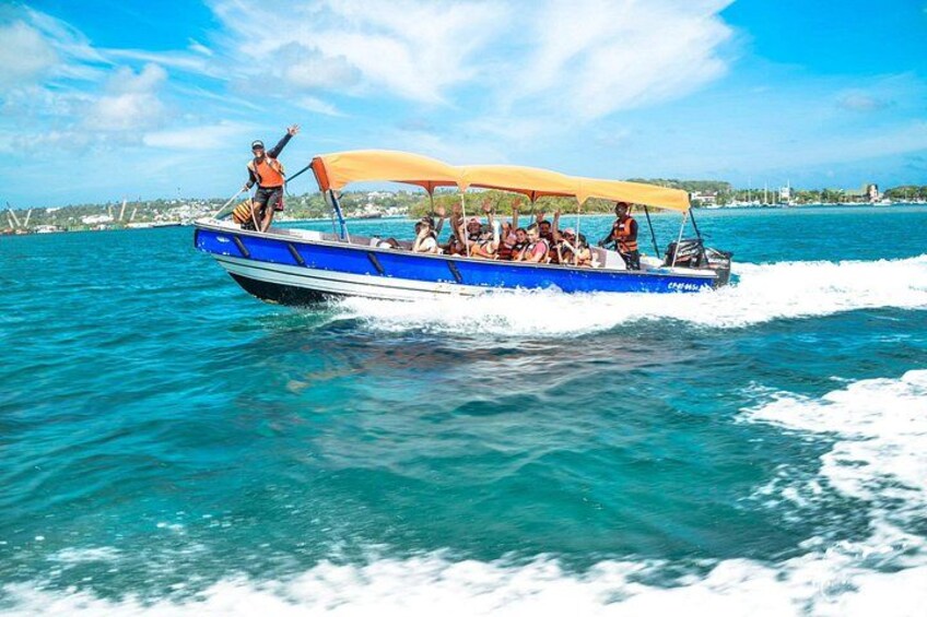 Boats for the tour, San Andres Islands 4