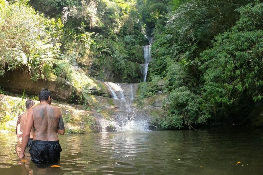 Infinite waterfall trail in Nova Veneza 1