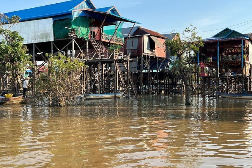 Half Day Kompong Pluck stilt home Village on Tonle Sap & Sunset 2