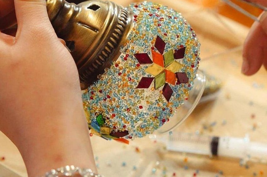 Istanbul Turkish Mosaic Lamp Workshop in Old Town - All Included 3