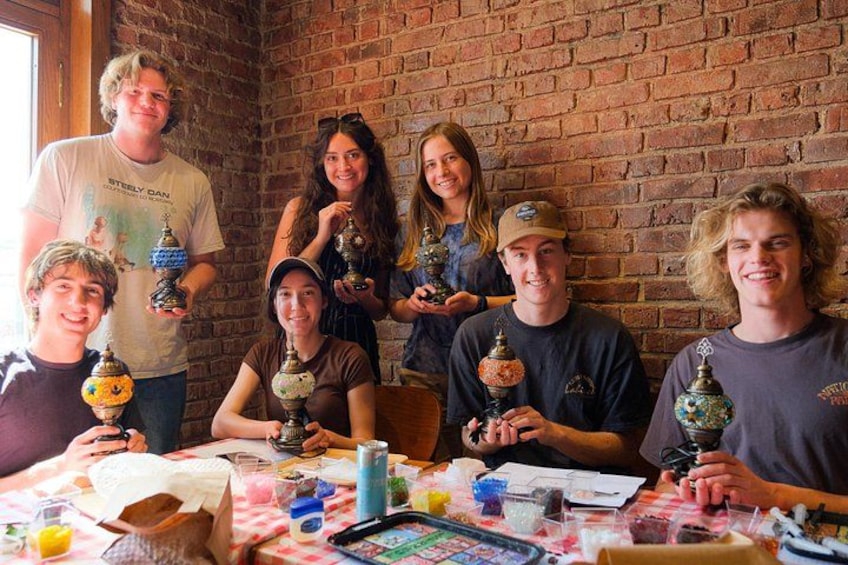 Istanbul Turkish Mosaic Lamp Workshop in Old Town - All Included 1