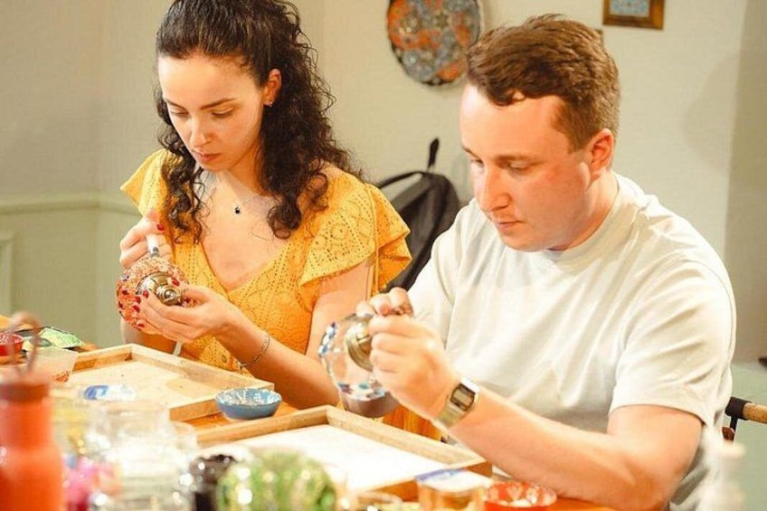 Istanbul Turkish Mosaic Lamp Workshop in Old Town - All Included 4